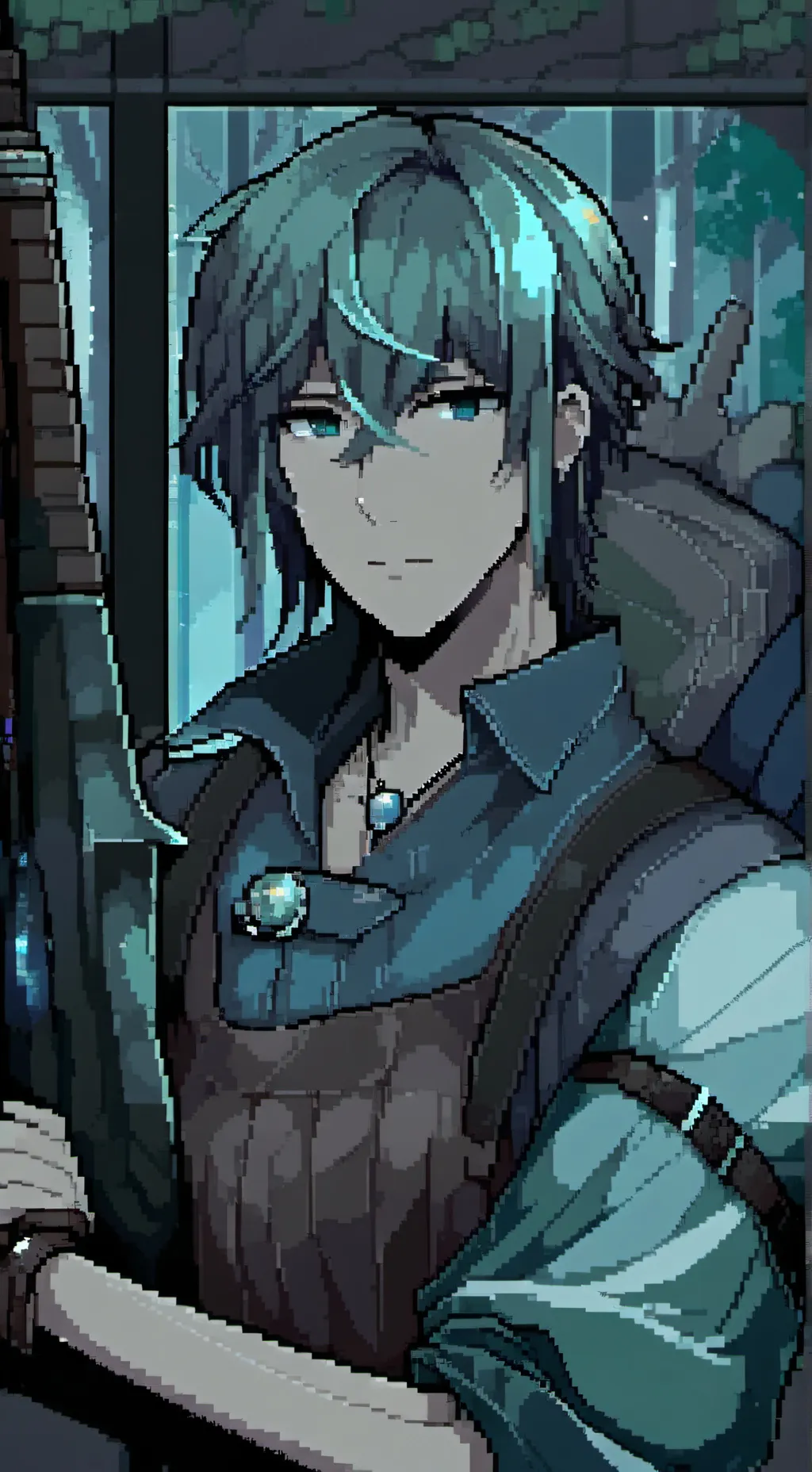 ai character: River Wanderer background