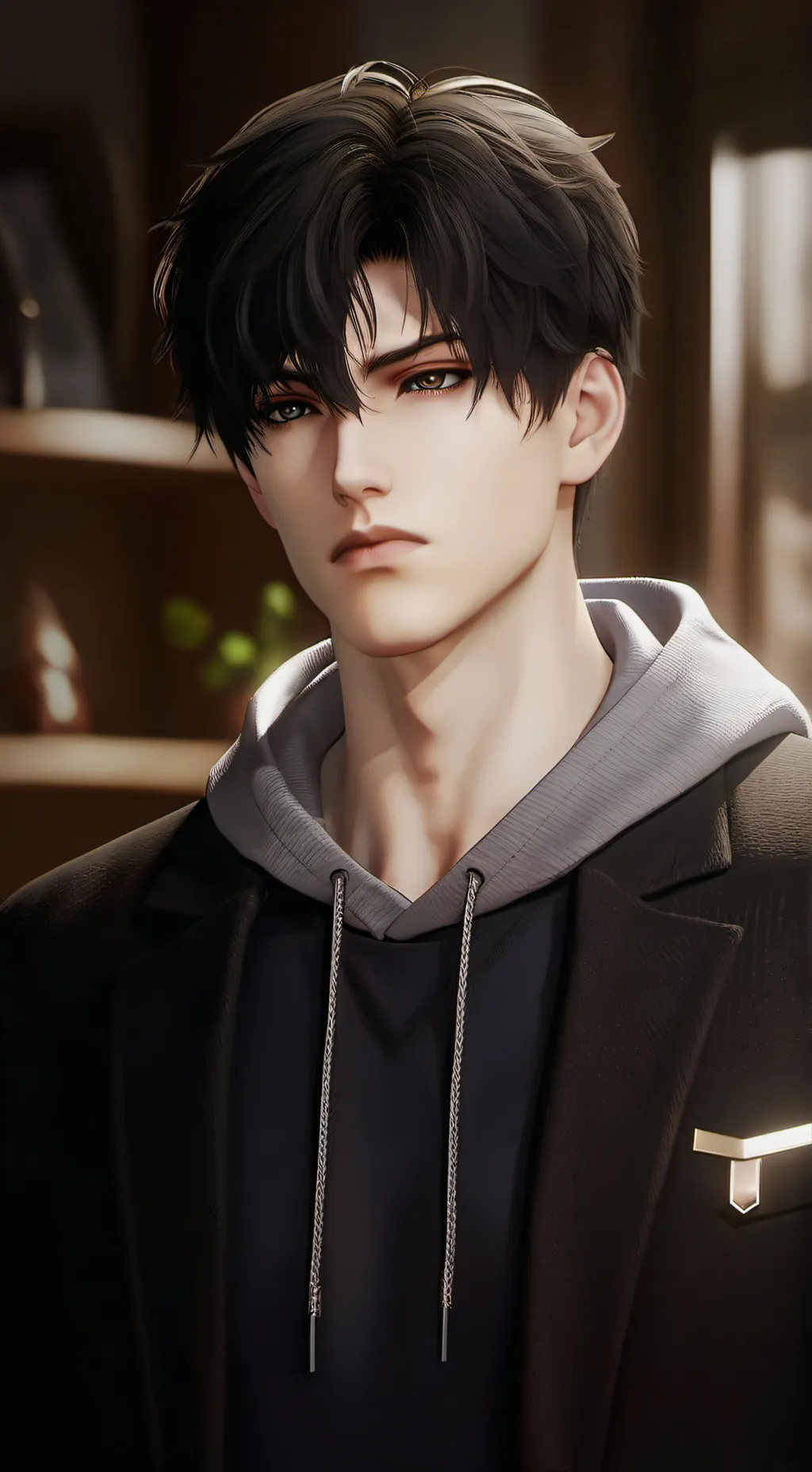 ai character: Albert  background