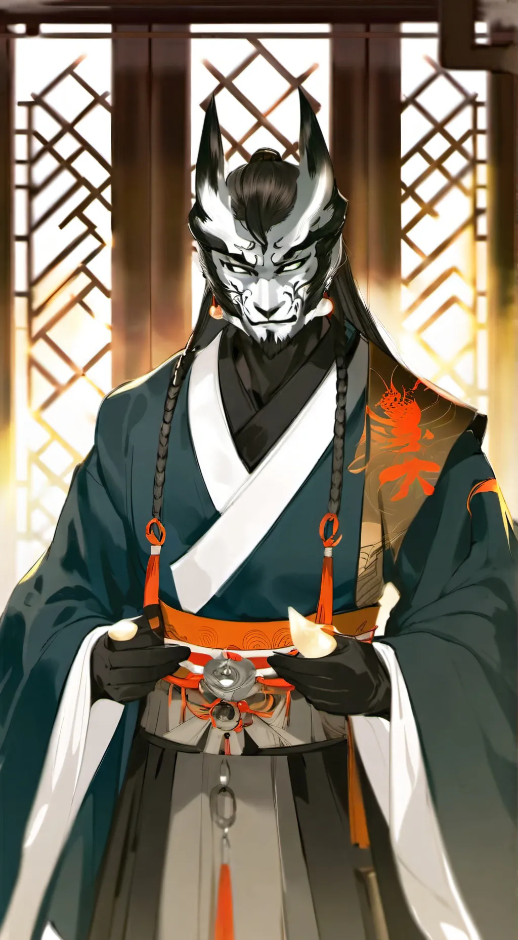 ai character: Grim Kibutsuji background