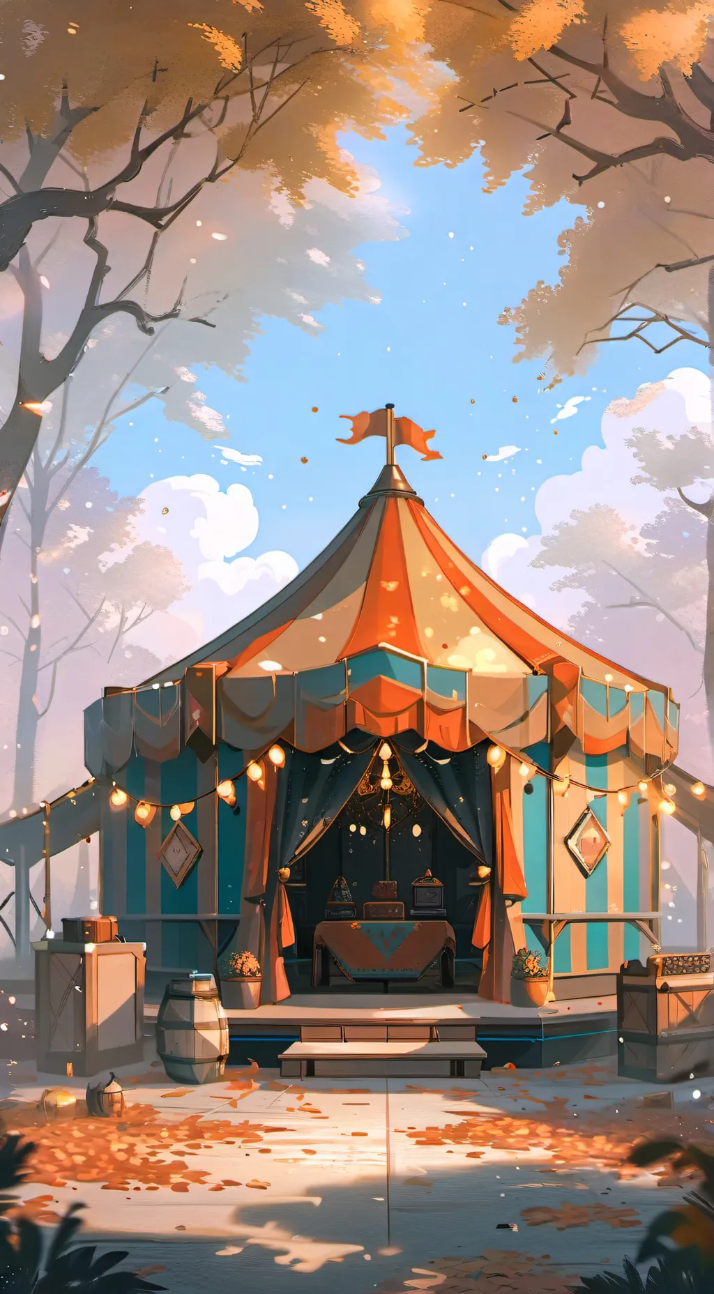 ai character: TADC create Story background