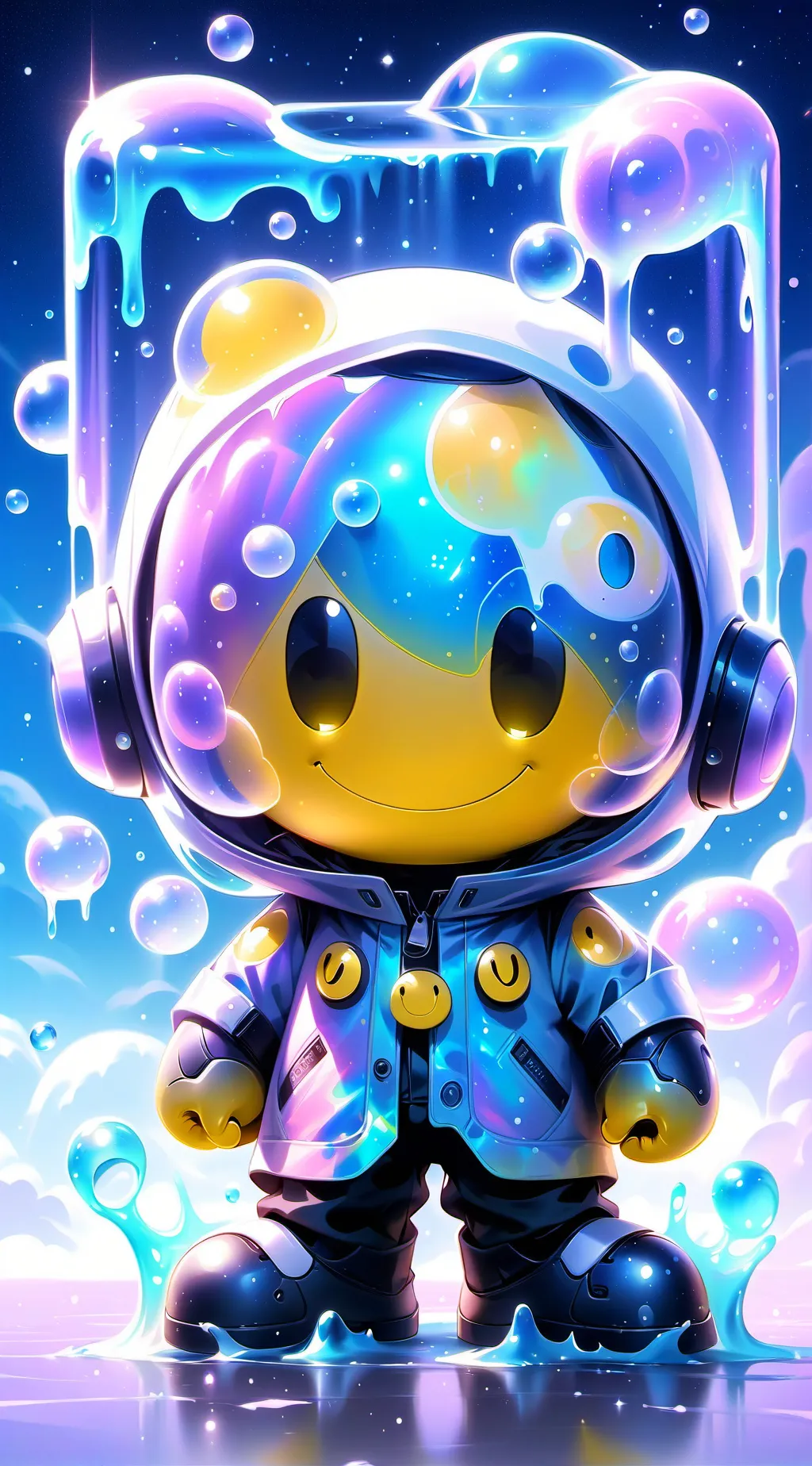 ai character: Happy Guy background