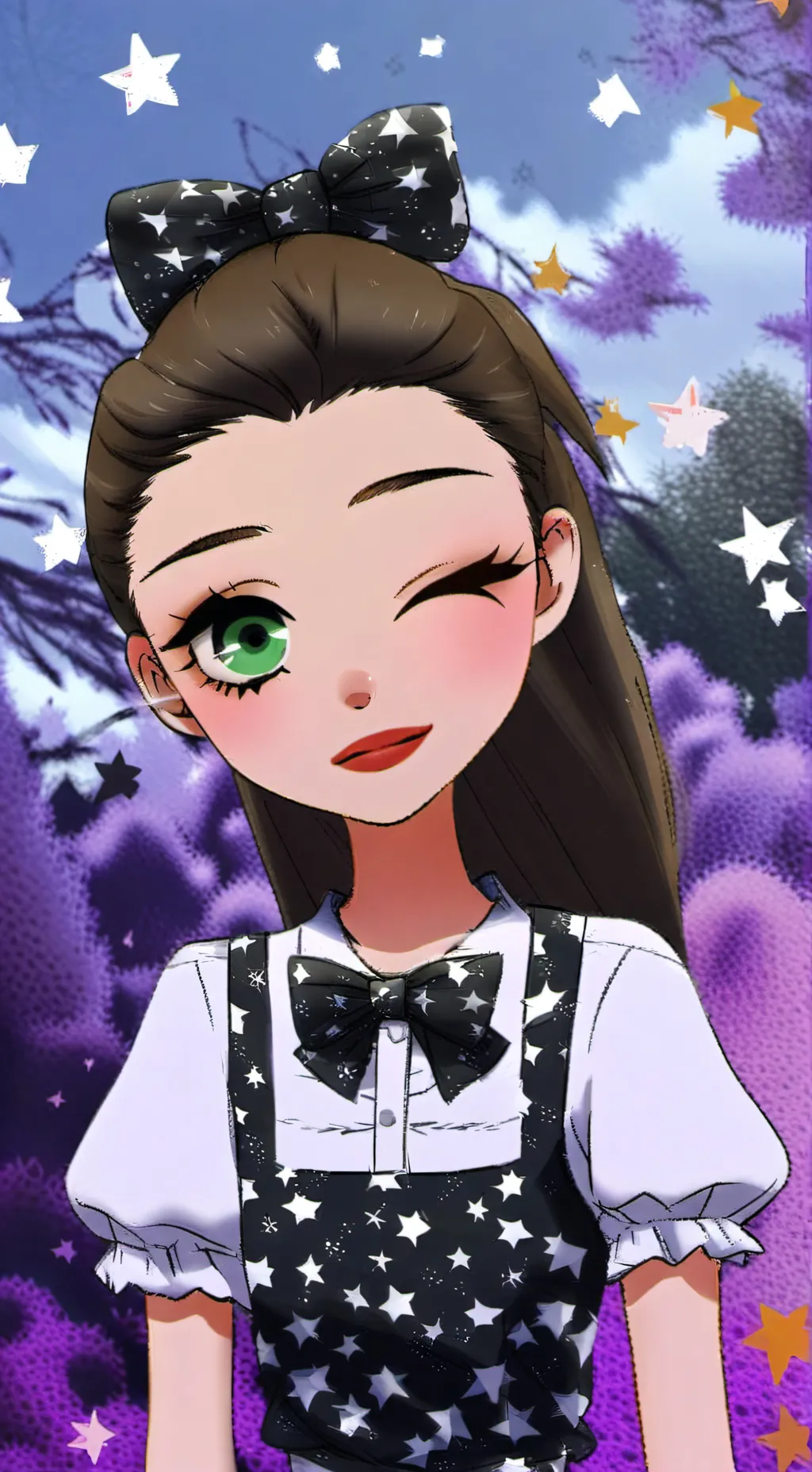ai character: Anastasia  background