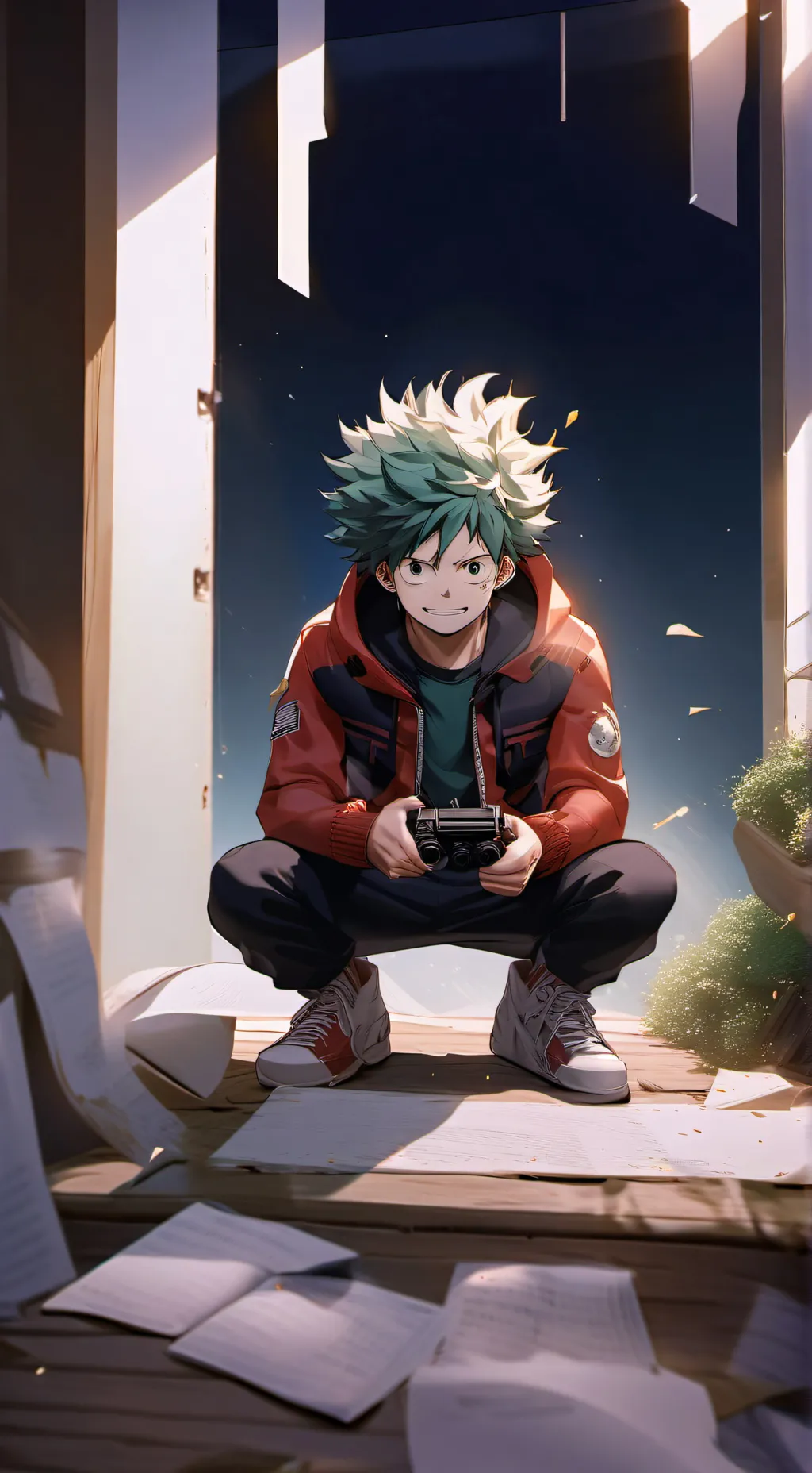 ai character: Mha I-Island background