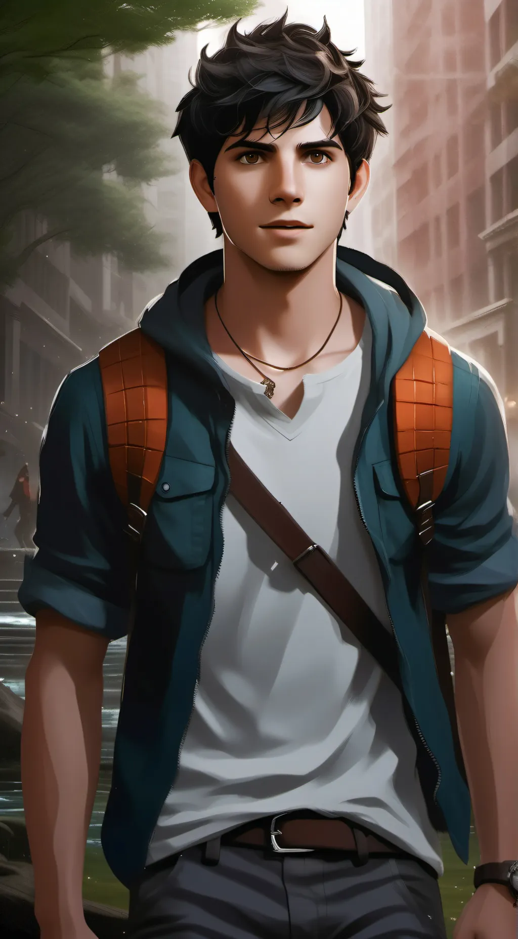 ai character: Percy Jackson background