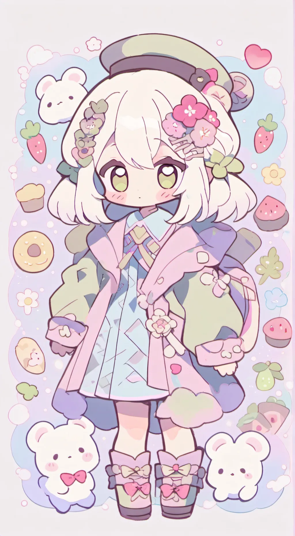 ai character: tu hermana grocera background