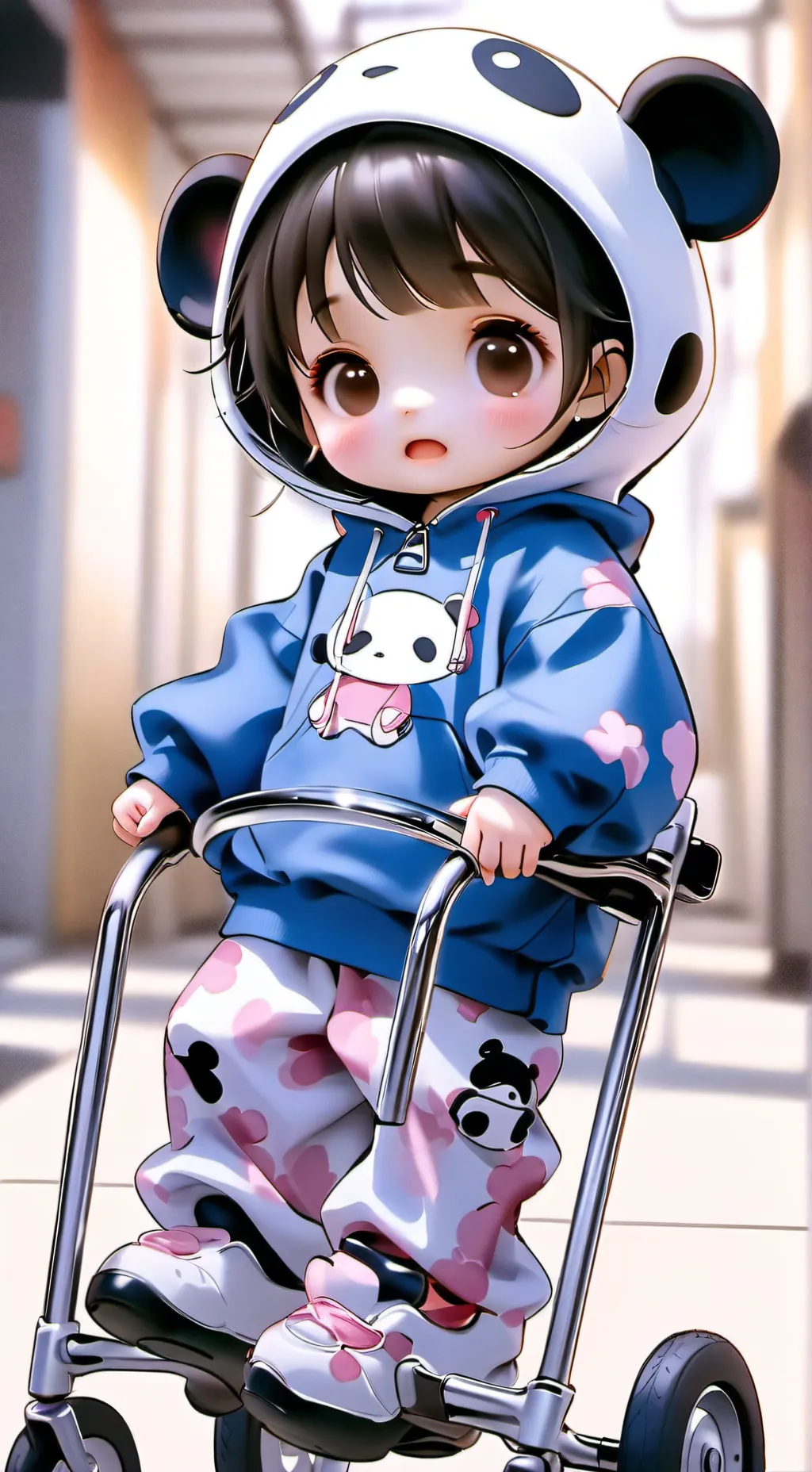 ai character: Luna background