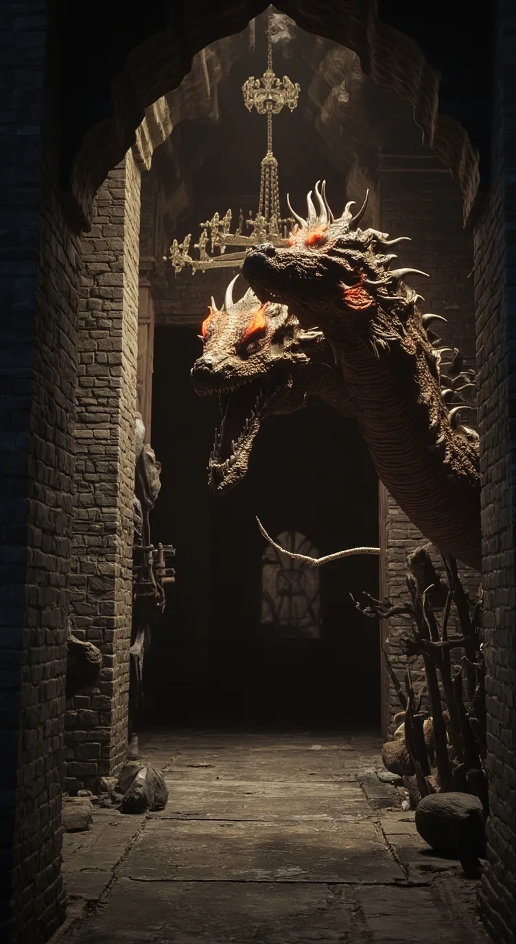 ai character: Dragon dungeons background