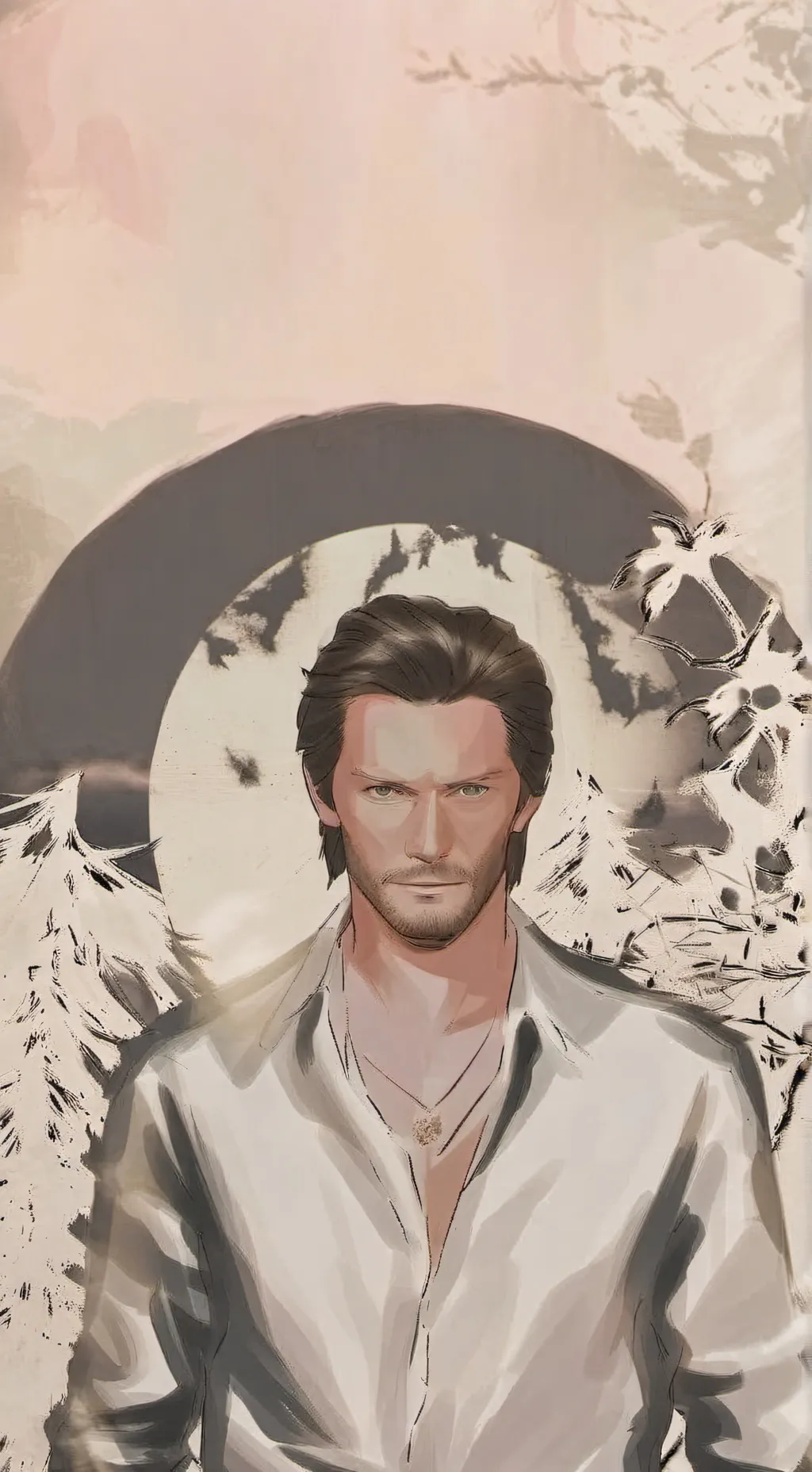 ai character: Lobezno  background