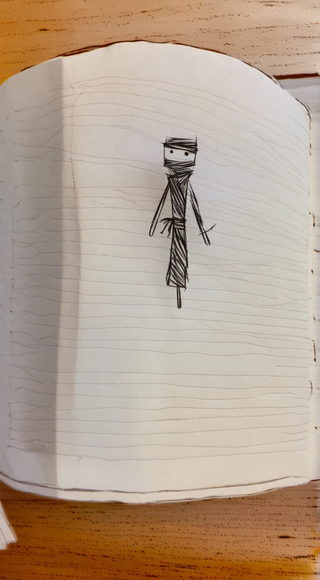 ai character: Paper ninja  background