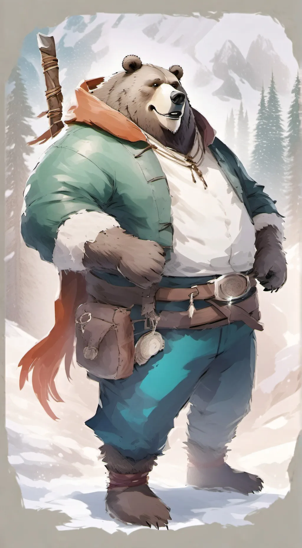 ai character: Max Bearson background