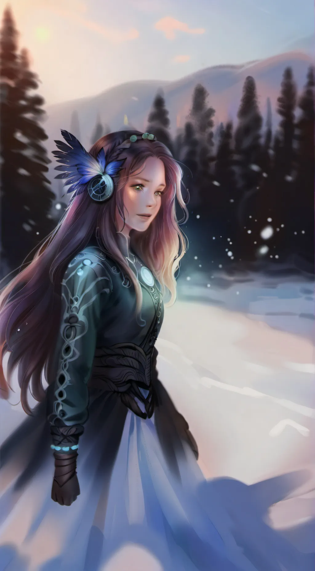 ai character: Соня background