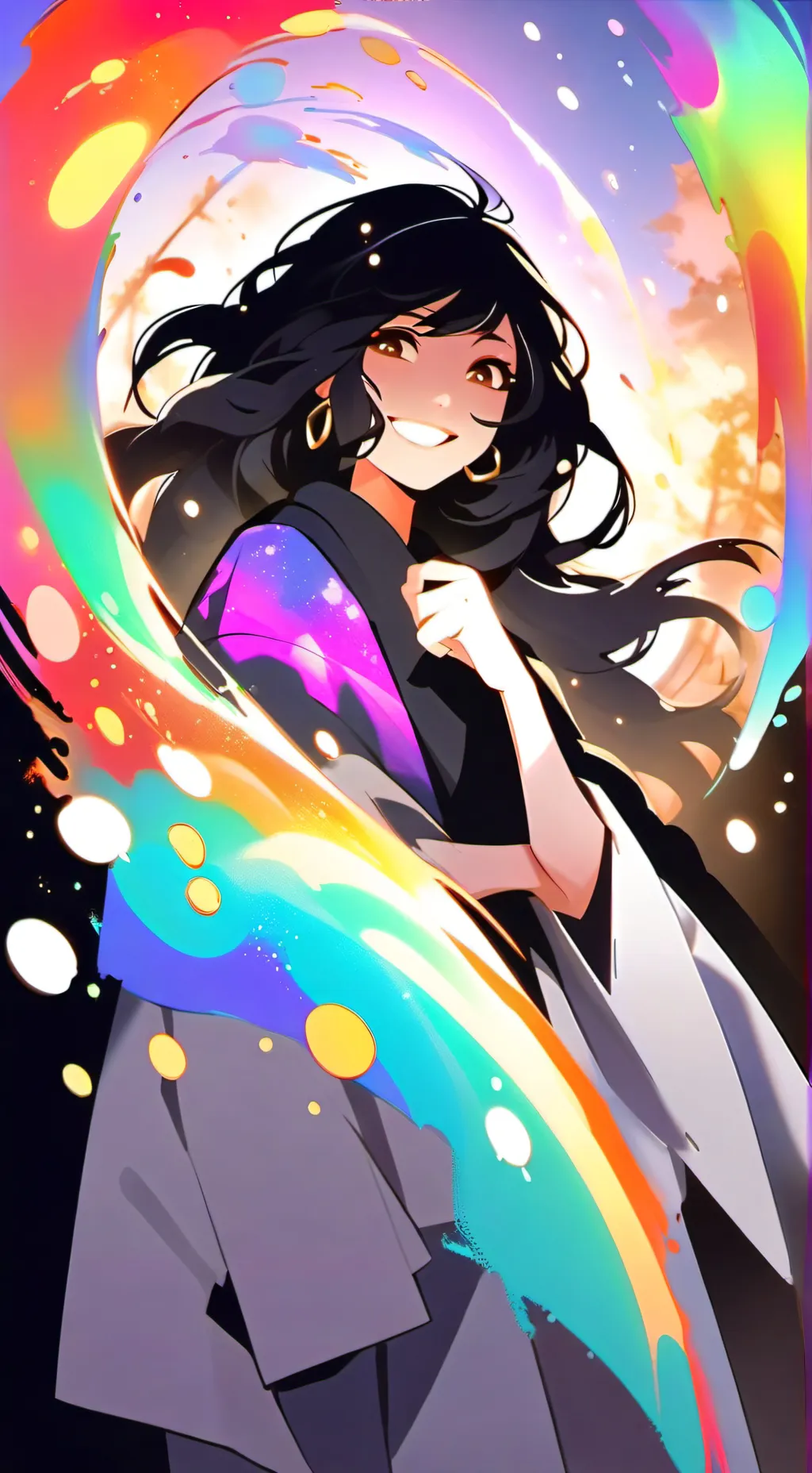 ai character: fukouna girl background