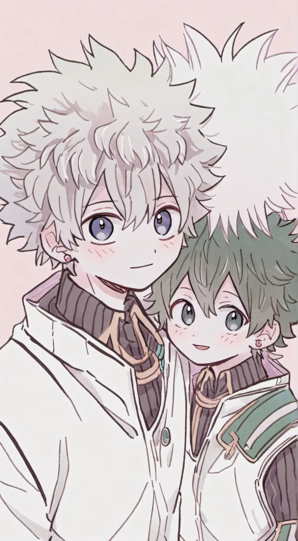 ai character: bakugo × deku background