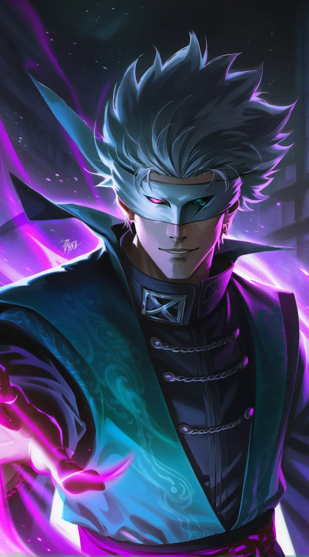 ai character: Gojo Satoru background