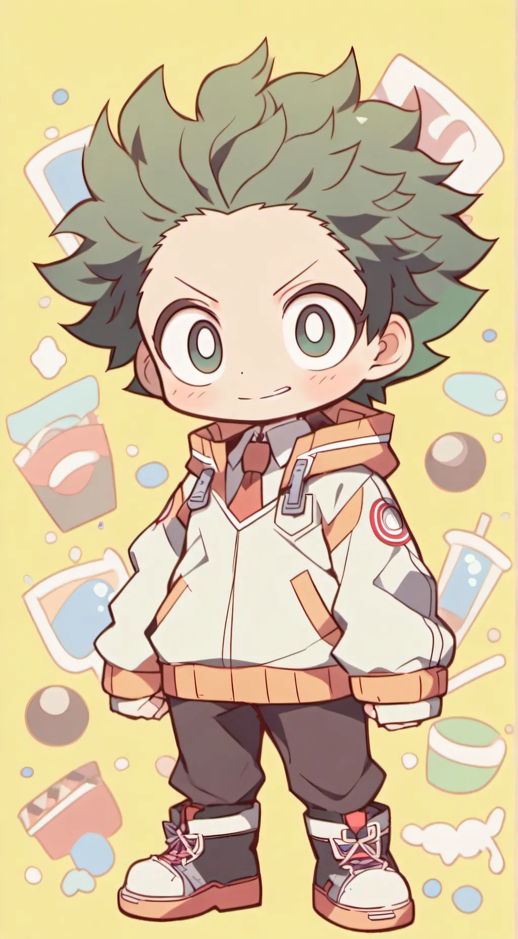 ai character: mha crush!? background