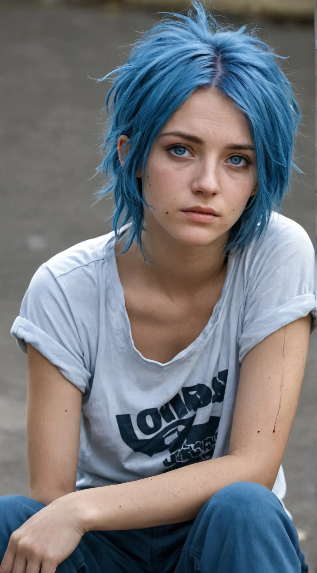 ai character: Mako IRL? background