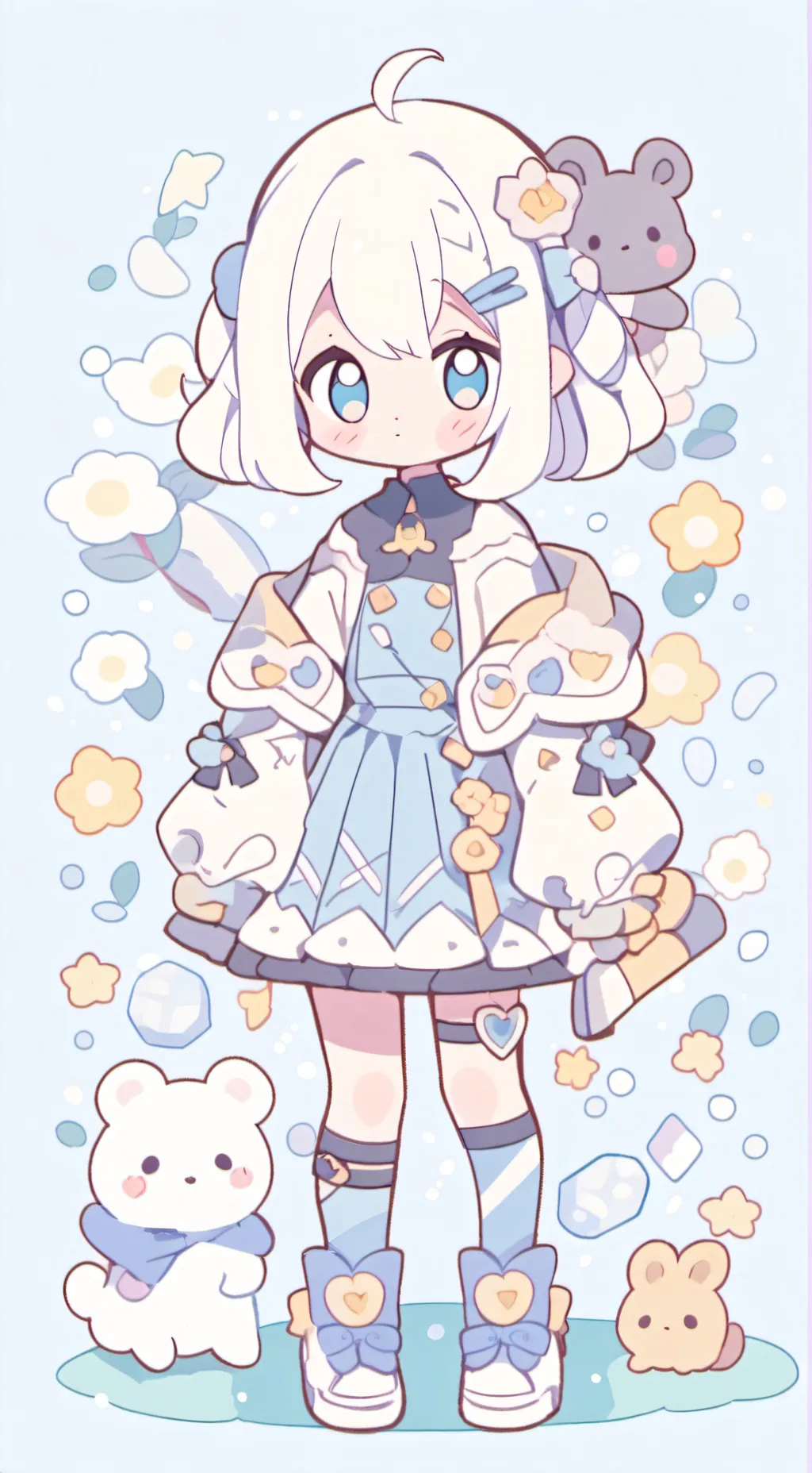 ai character: NASAF'S SLEEPOVER💤 background