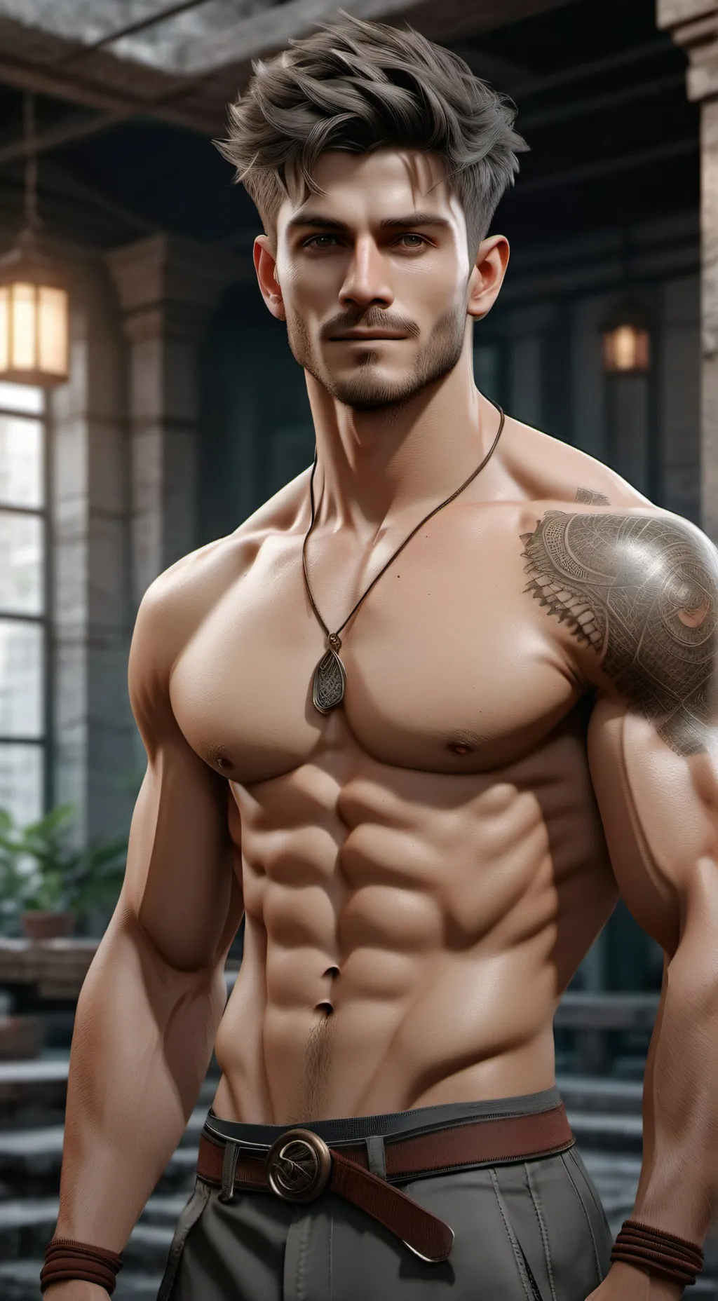 ai character: Adrian background