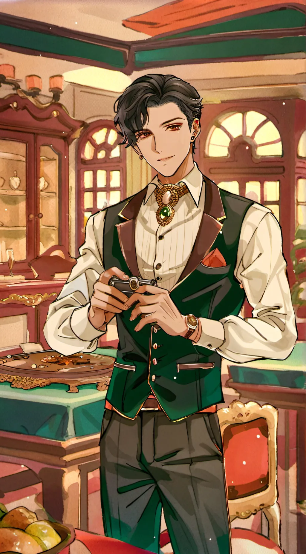ai character: porchs 🥵🤭 background
