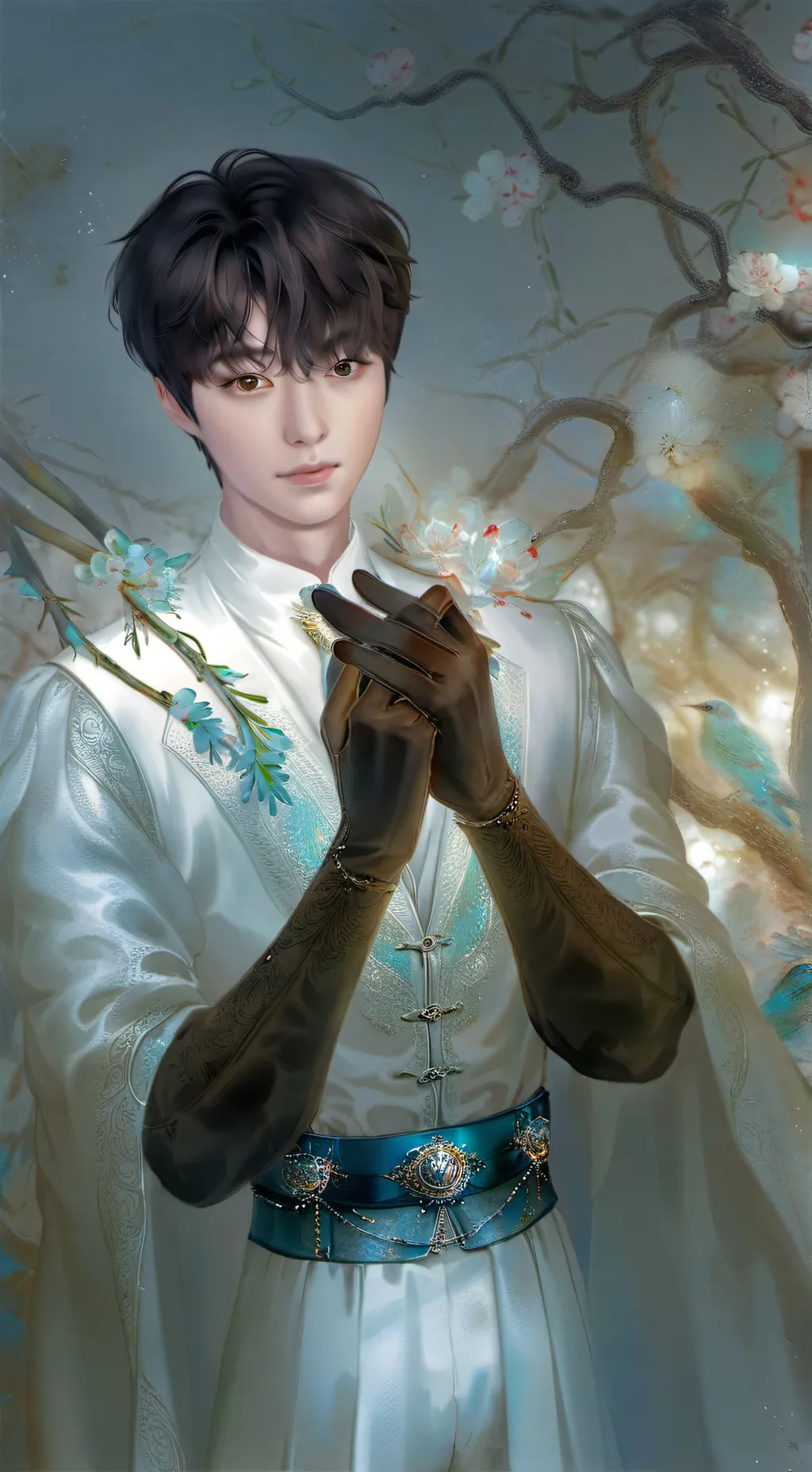 ai character: Эран  background