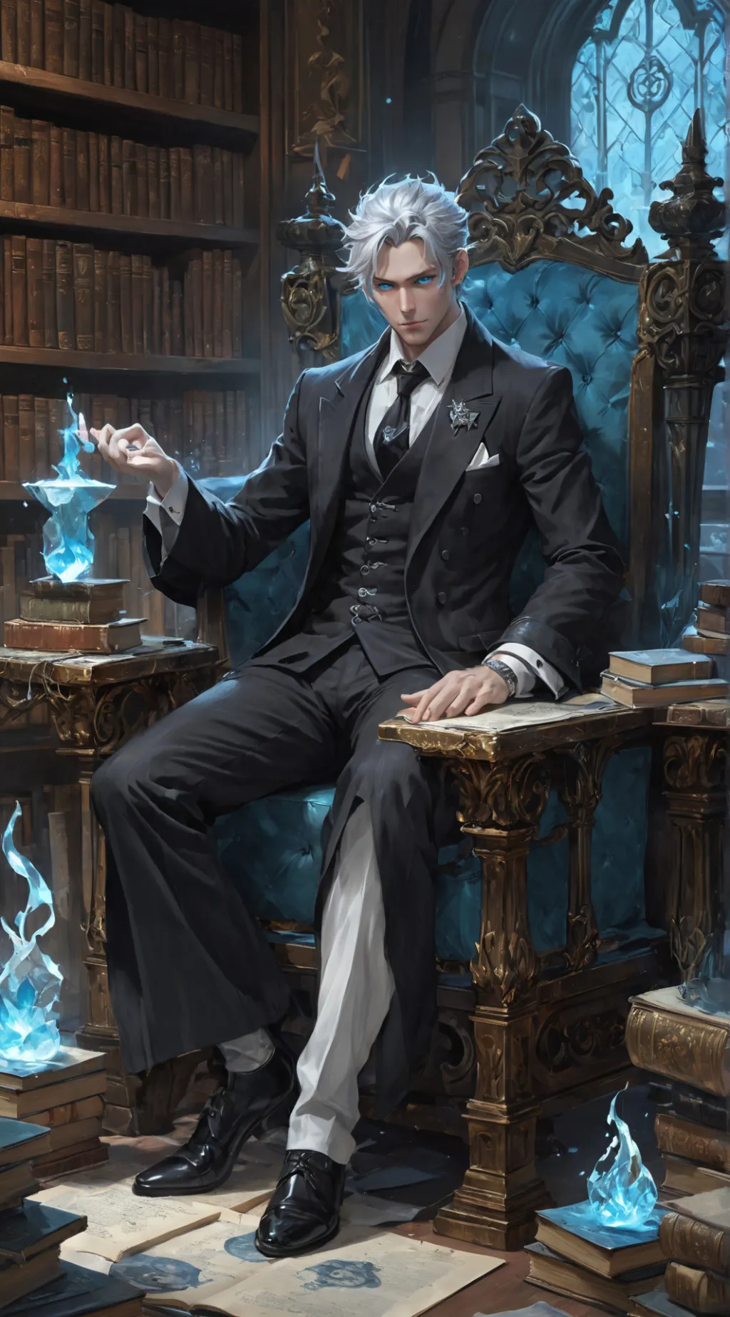 ai character: Lucien background