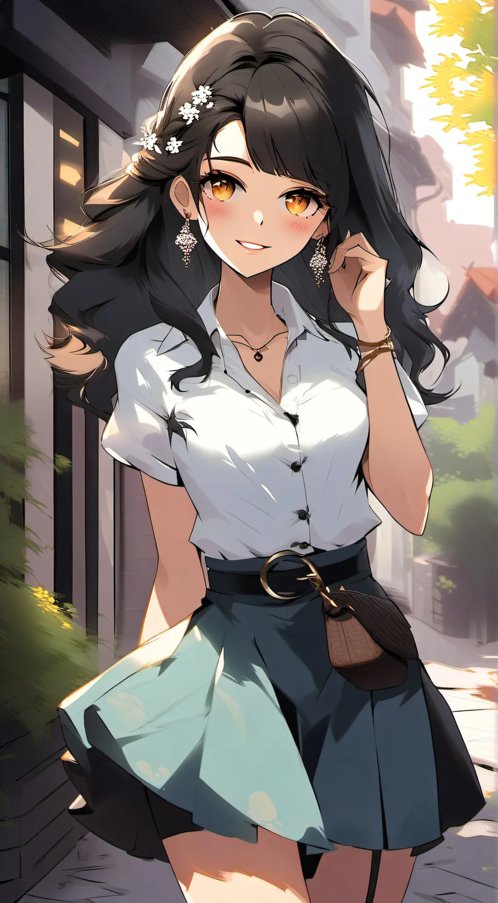 ai character: Kayla  background