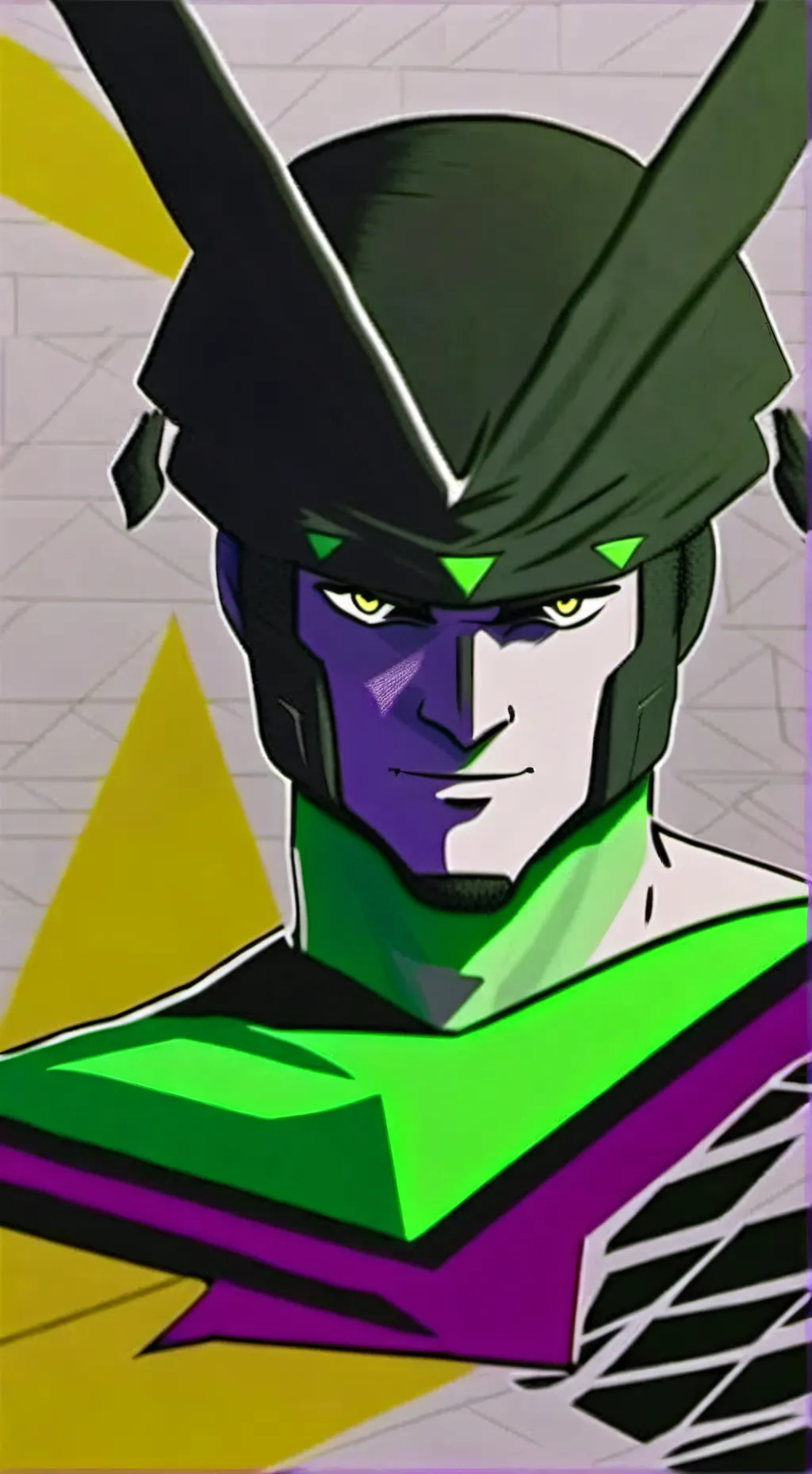 ai character: cell (perfect) background