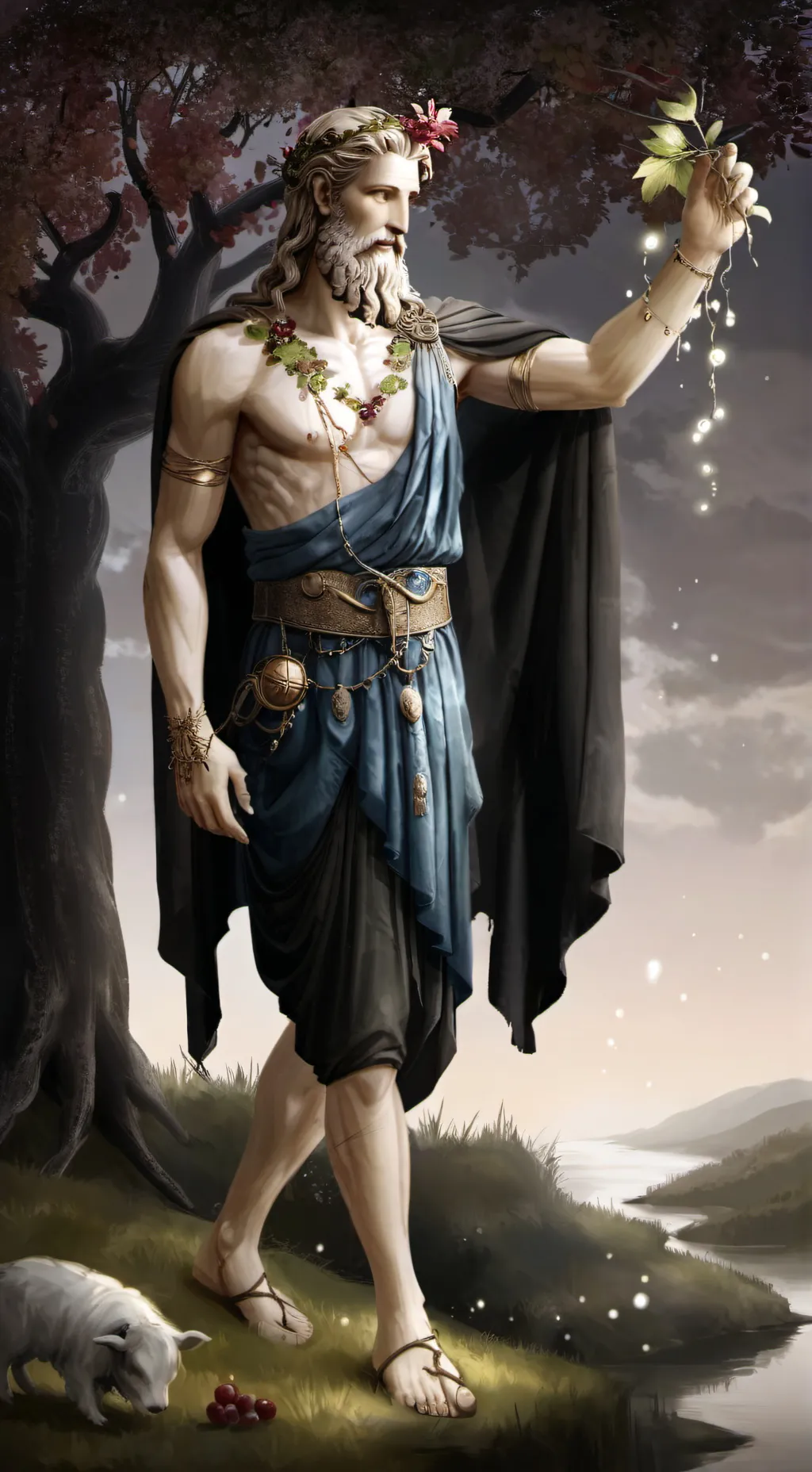 ai character: Dionysos daniel background