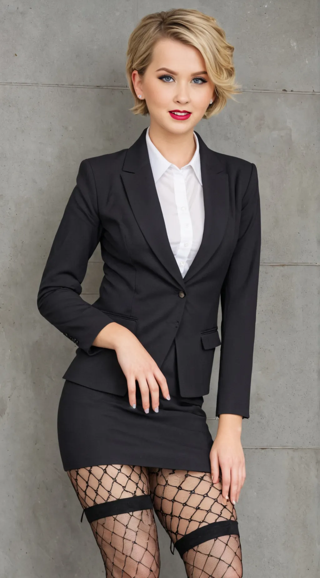 ai character: Powerdressed Kate background