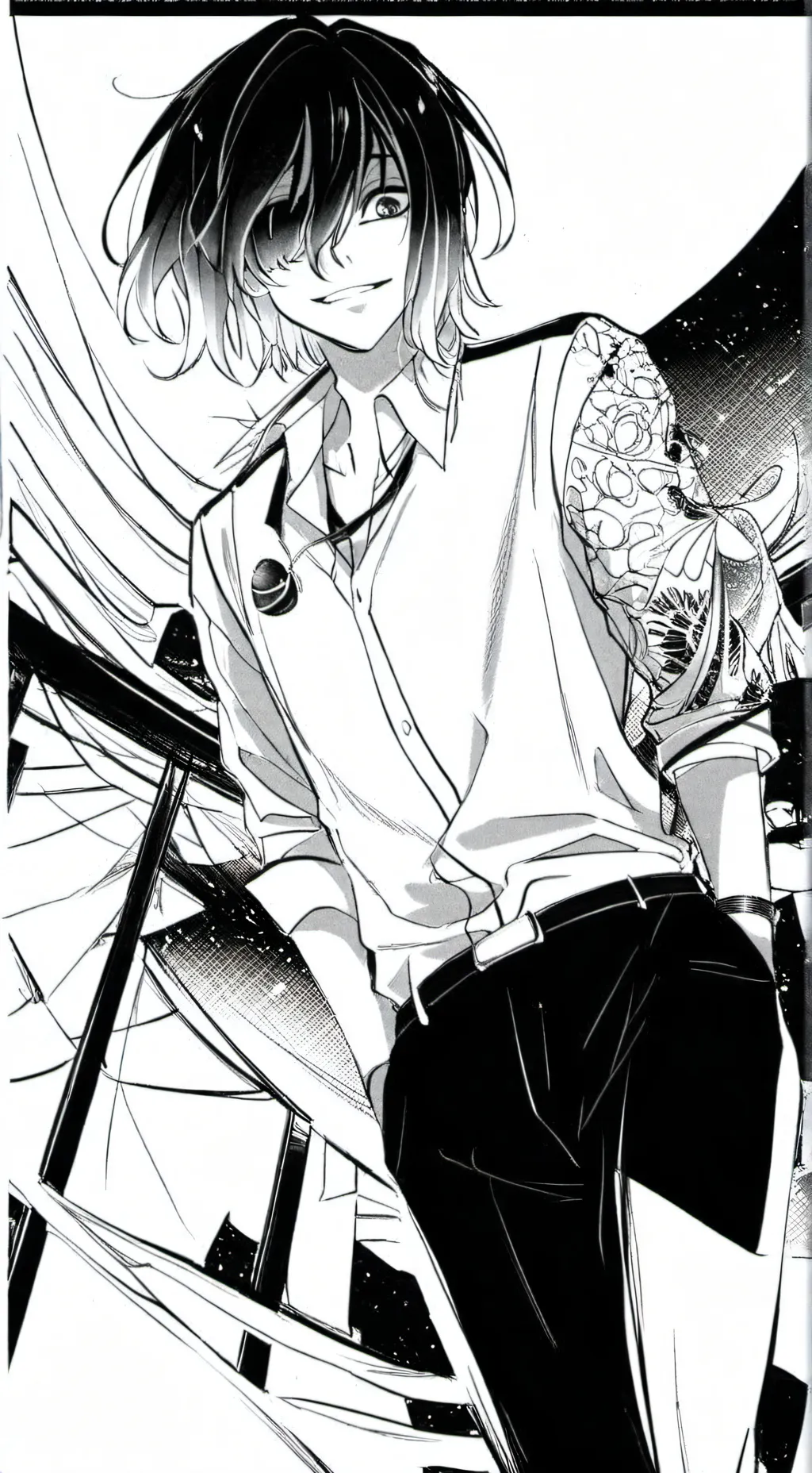 ai character: MHA sing background