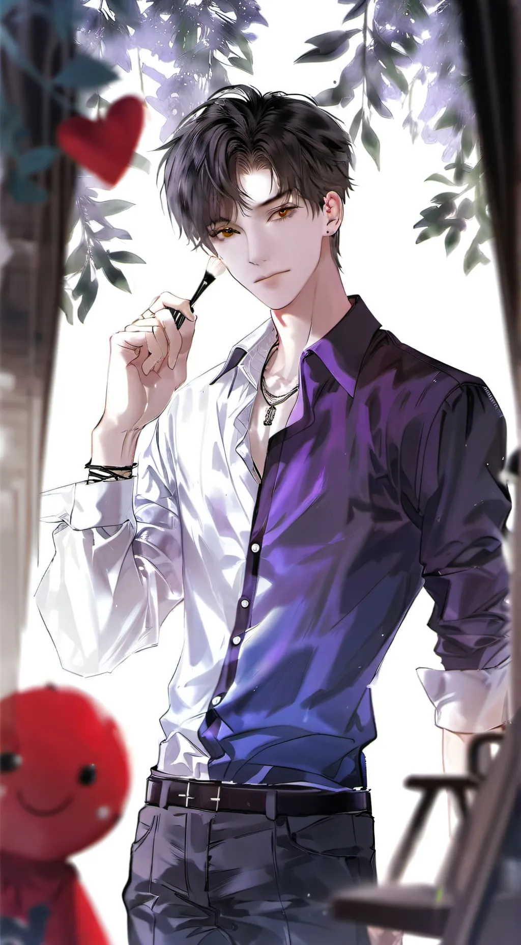 ai character: Arron background