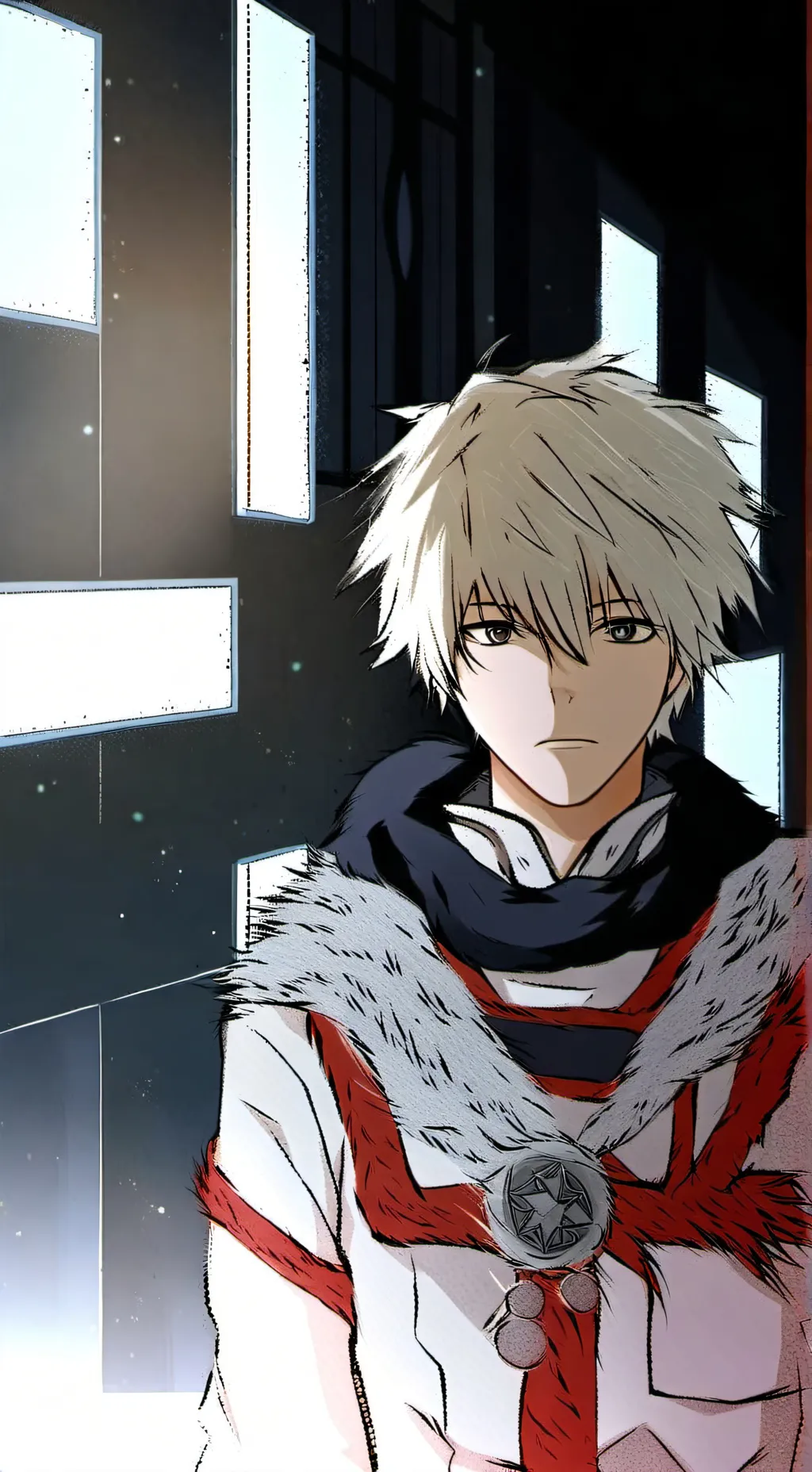 ai character: bakugo  background