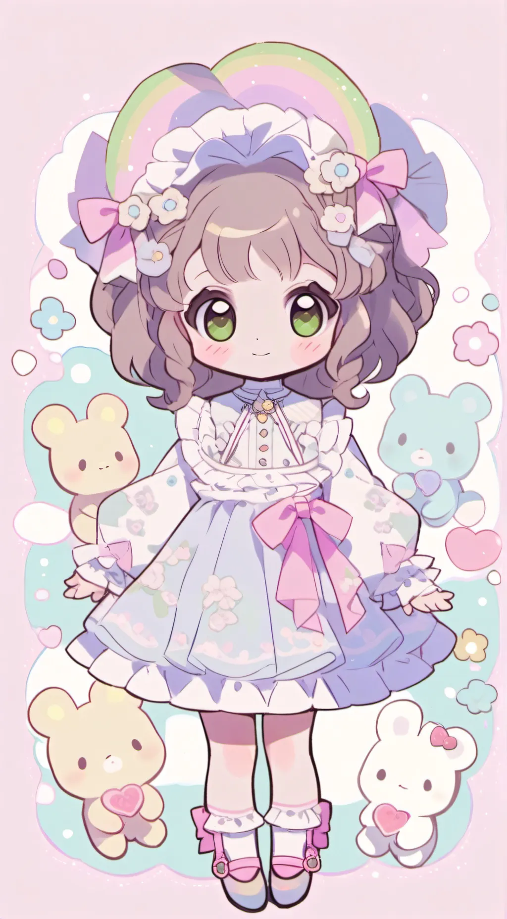 ai character: -Dolly- background