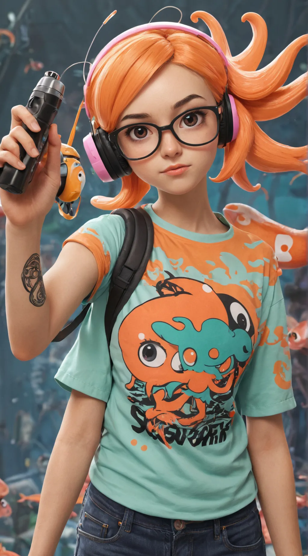ai character: Agent 8 background