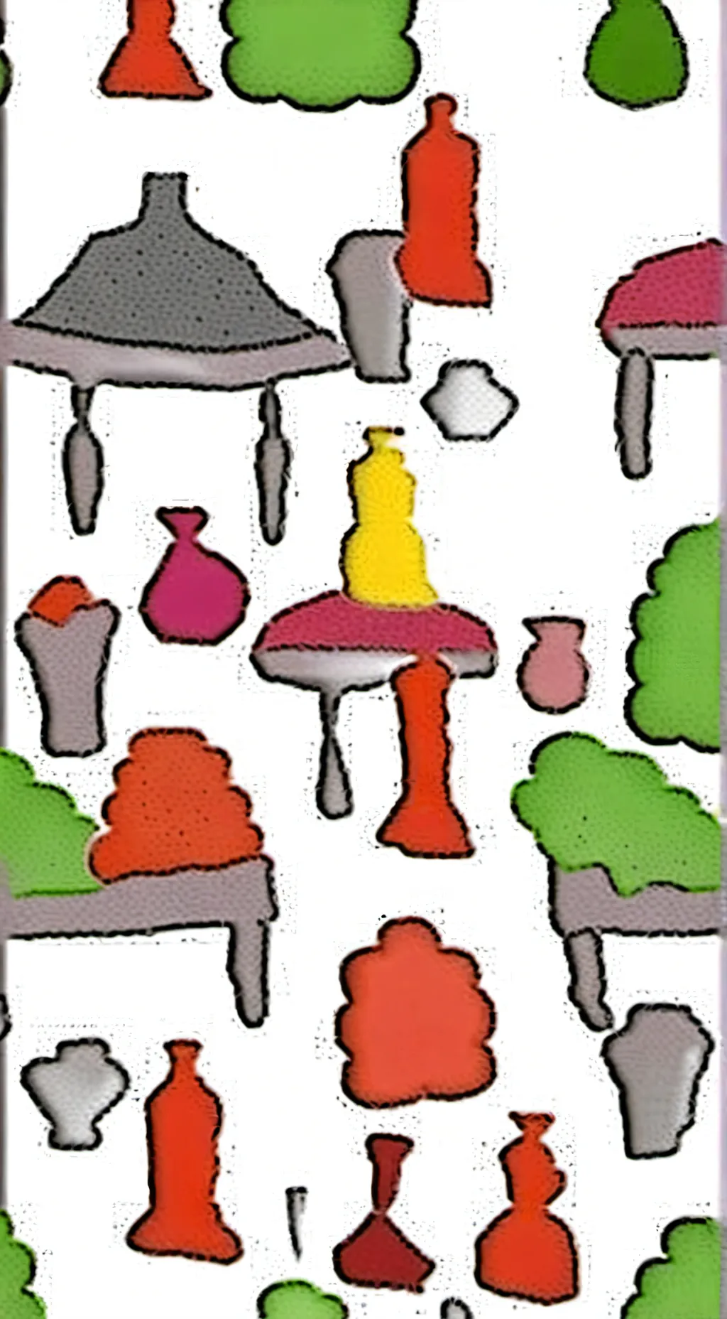 ai character: fruit cake background