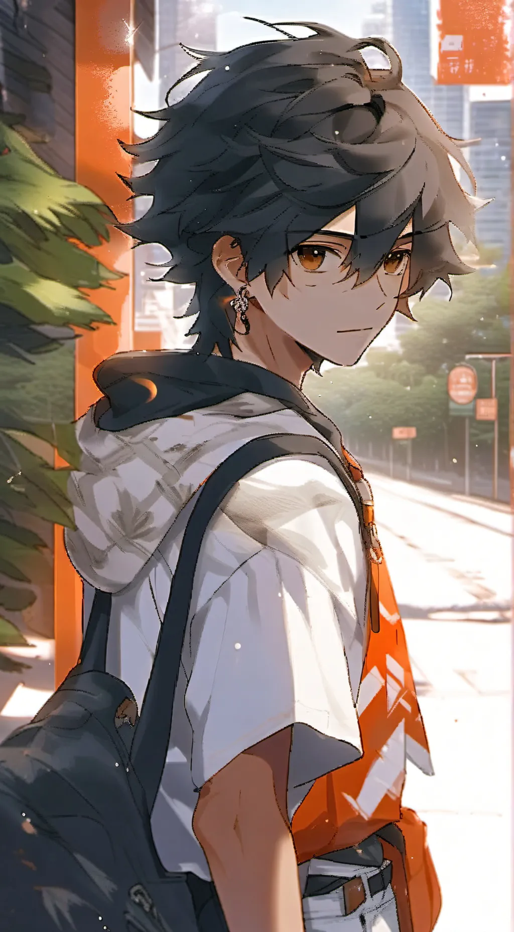 ai character: Kay♥︎♡ background