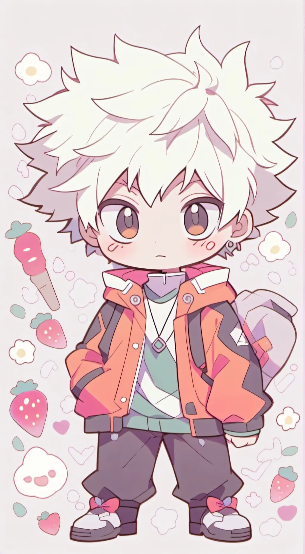ai character: bakugo background
