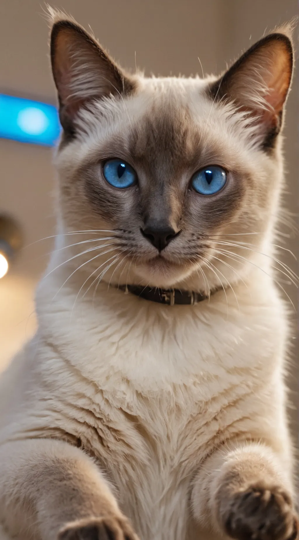 ai character: MemeMaster Meow background