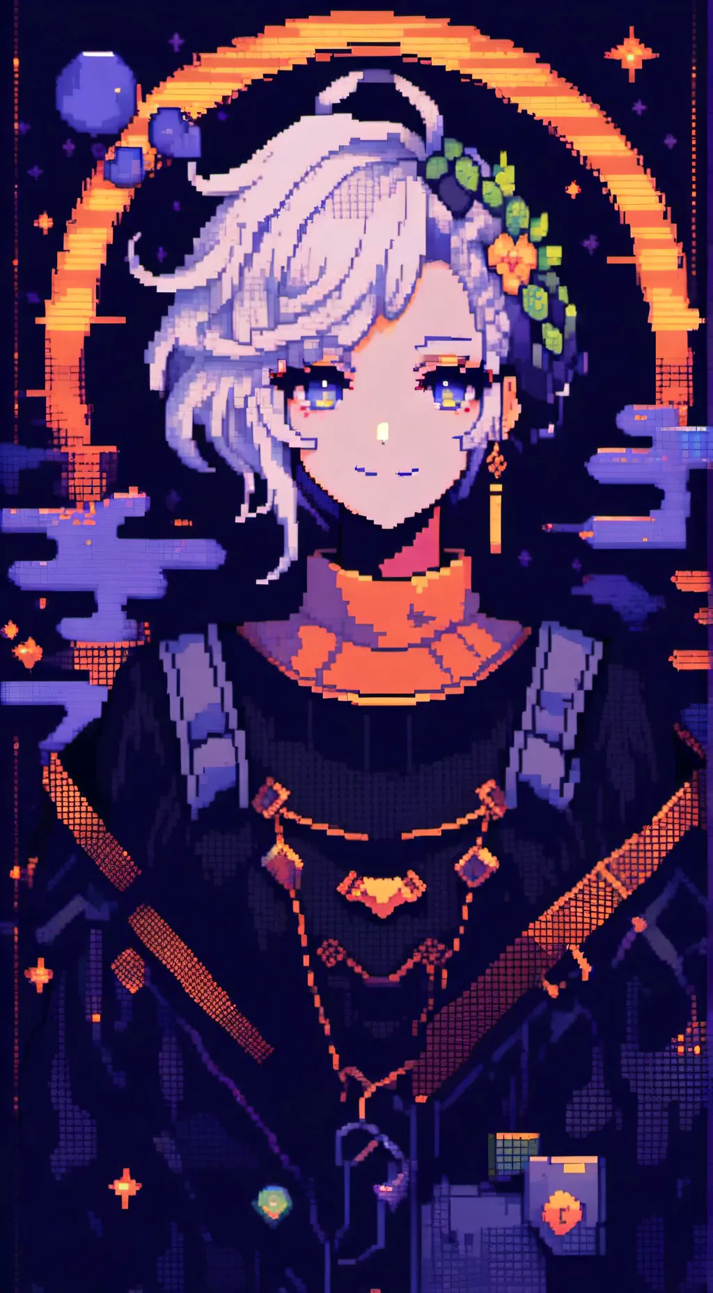 ai character: Luna kamado background