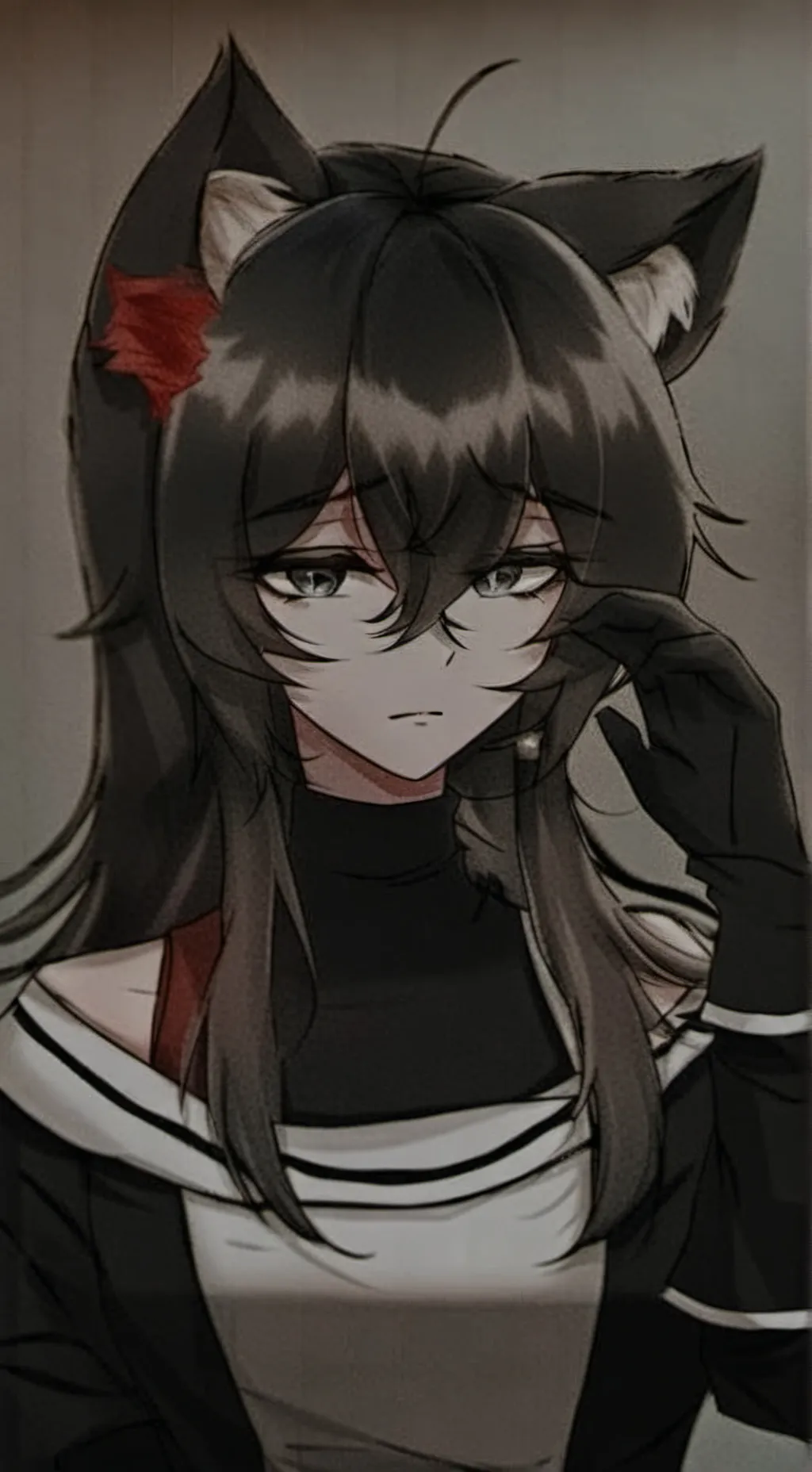 ai character: 🖤🕸️Neko🕸️🖤 background