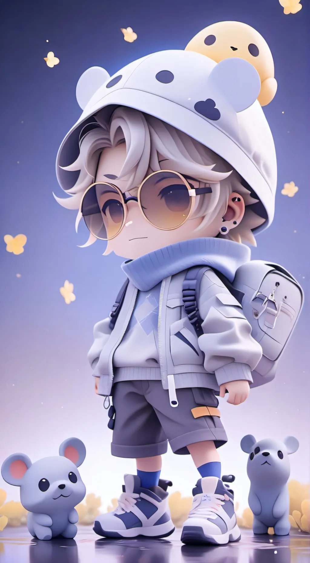 ai character: cat boy (bf) background