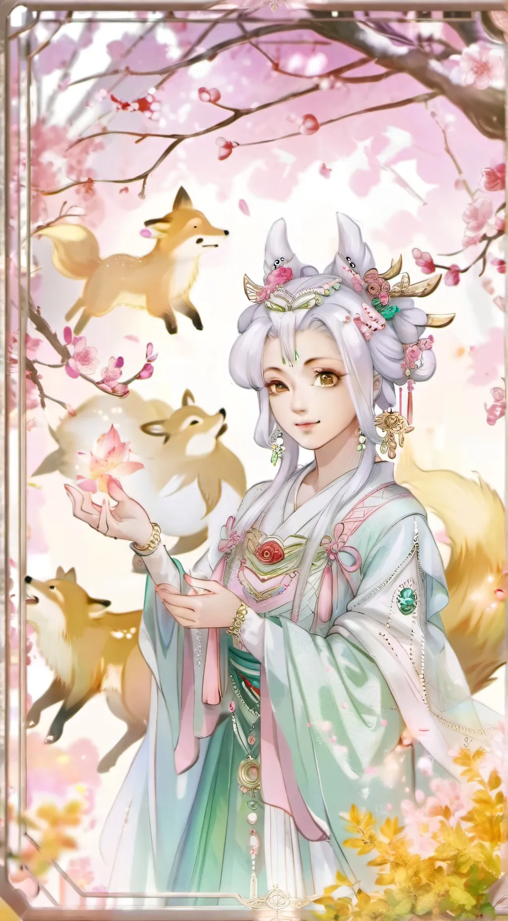 ai character: Sakura Azuma background