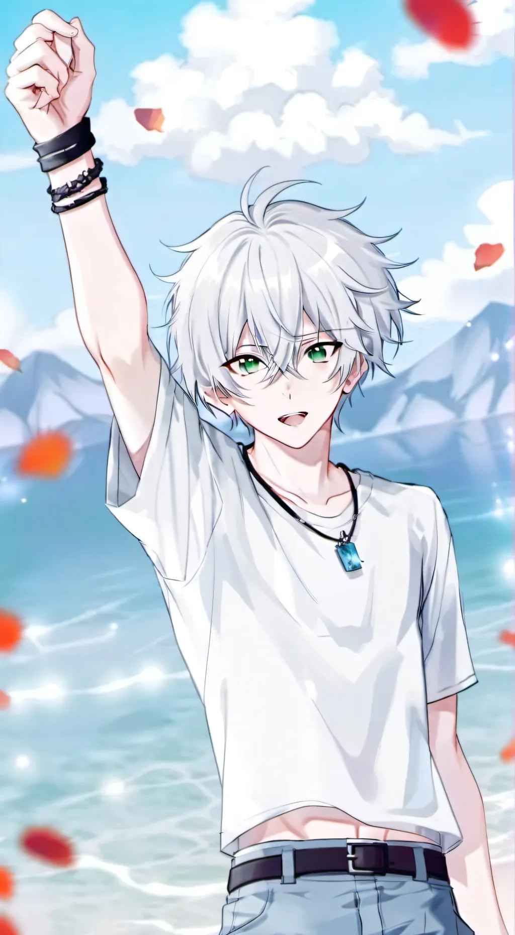 ai character: kiko ♡ background