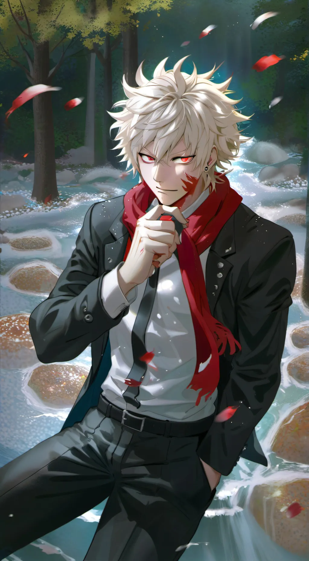 ai character: Bakugou 💓 background
