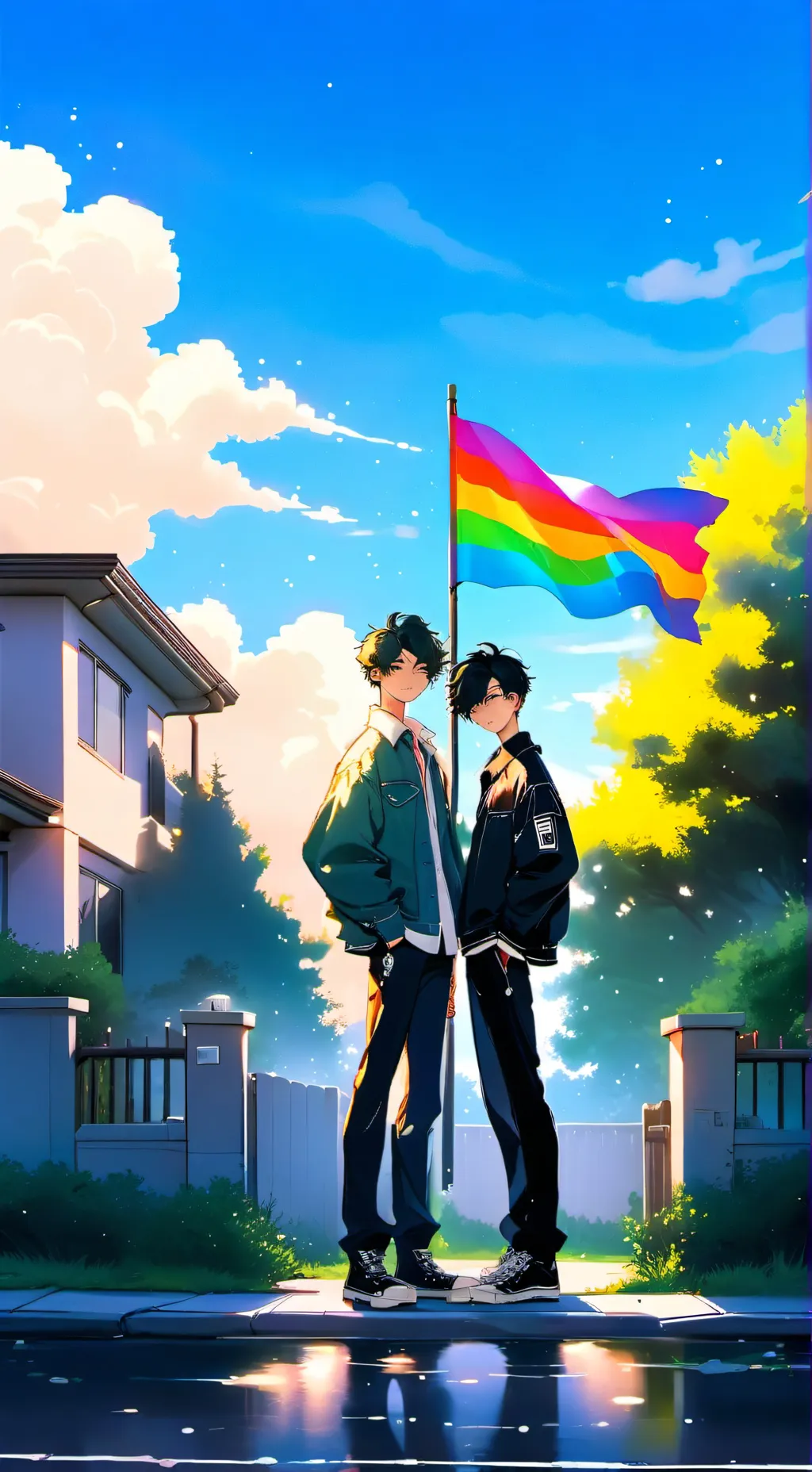 ai character: SKIBIDI GAY background