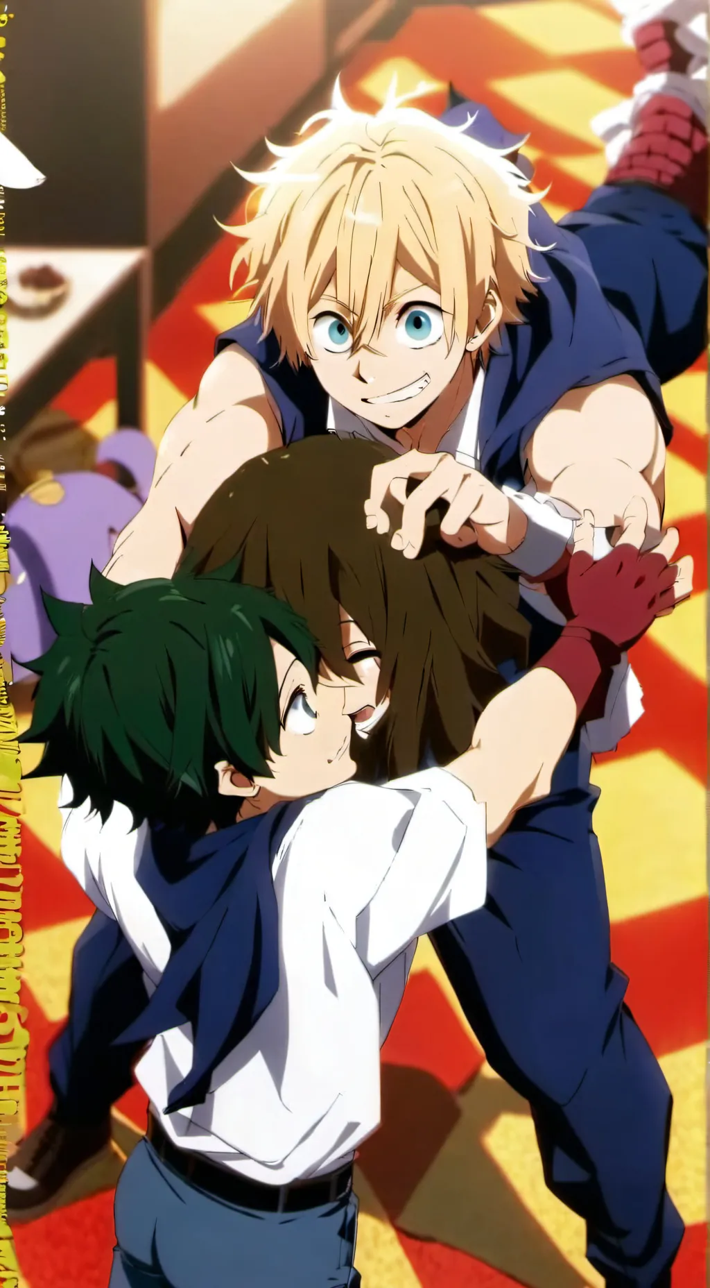 ai character: Mha class 1A background