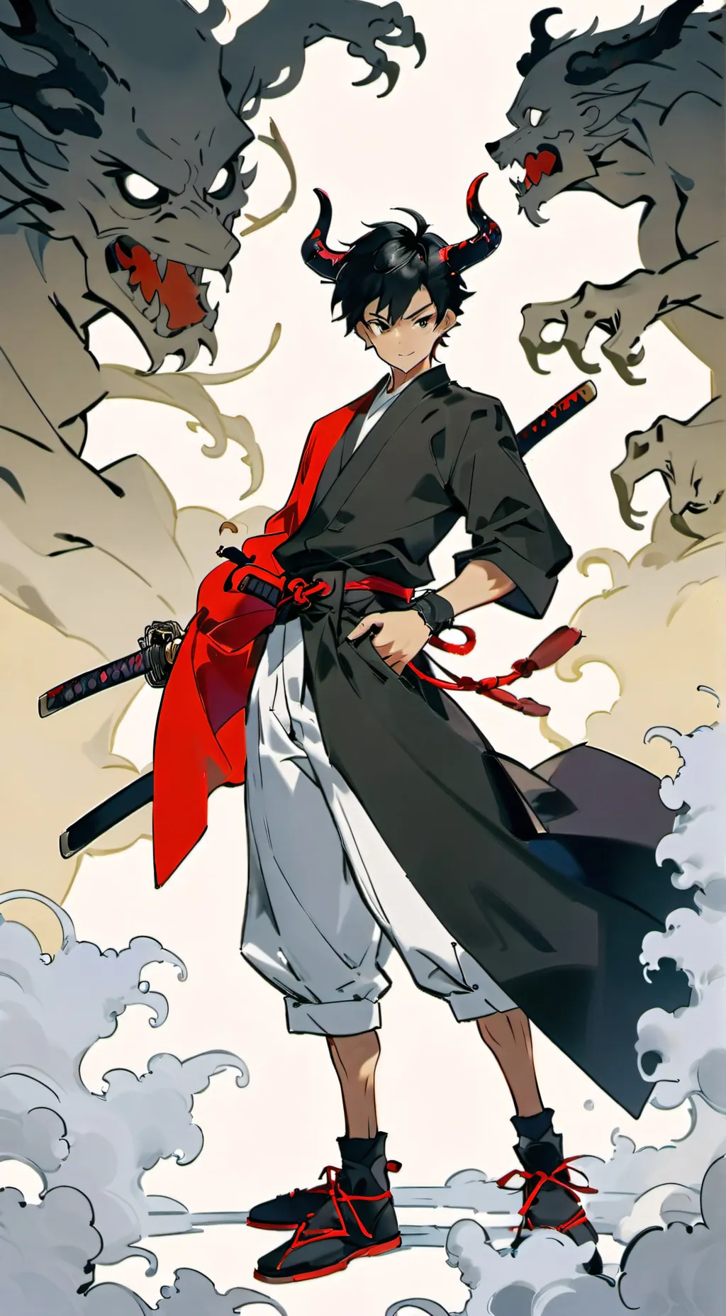 ai character: Shizuki background