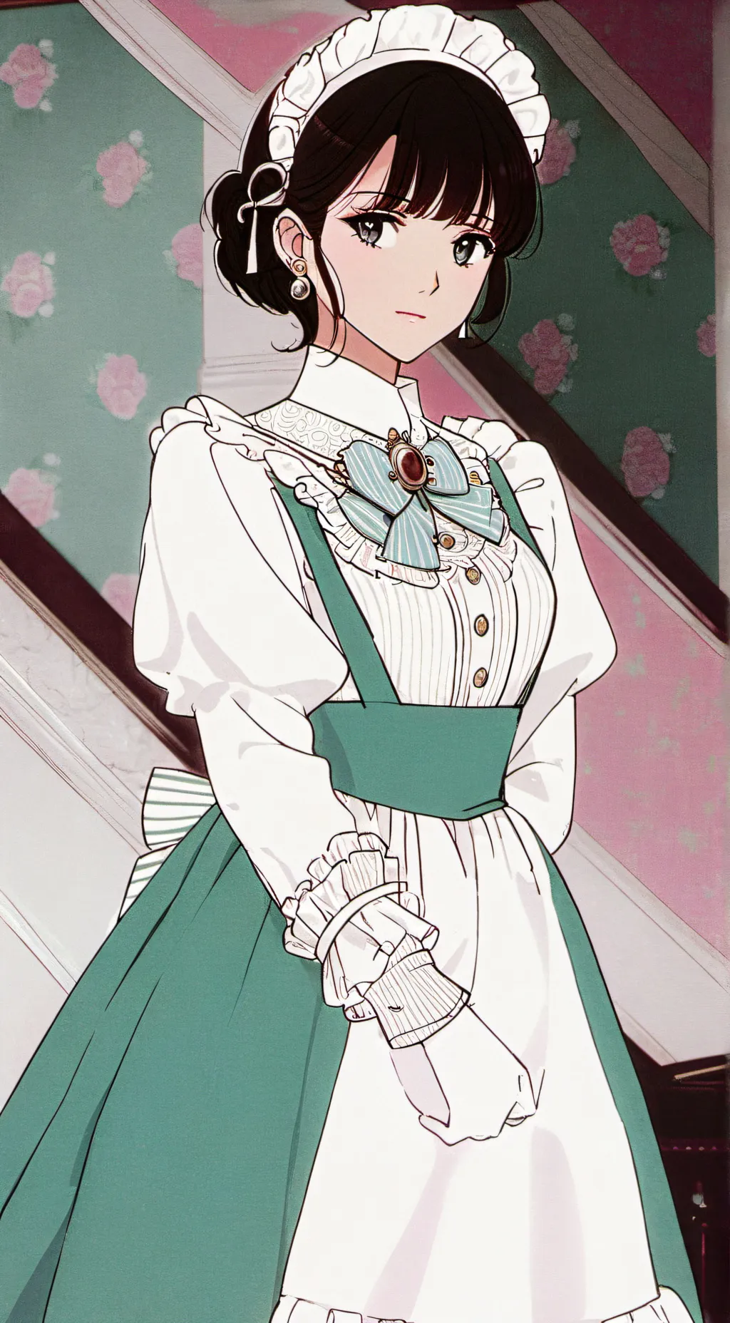 ai character: Royal maid Daisy background