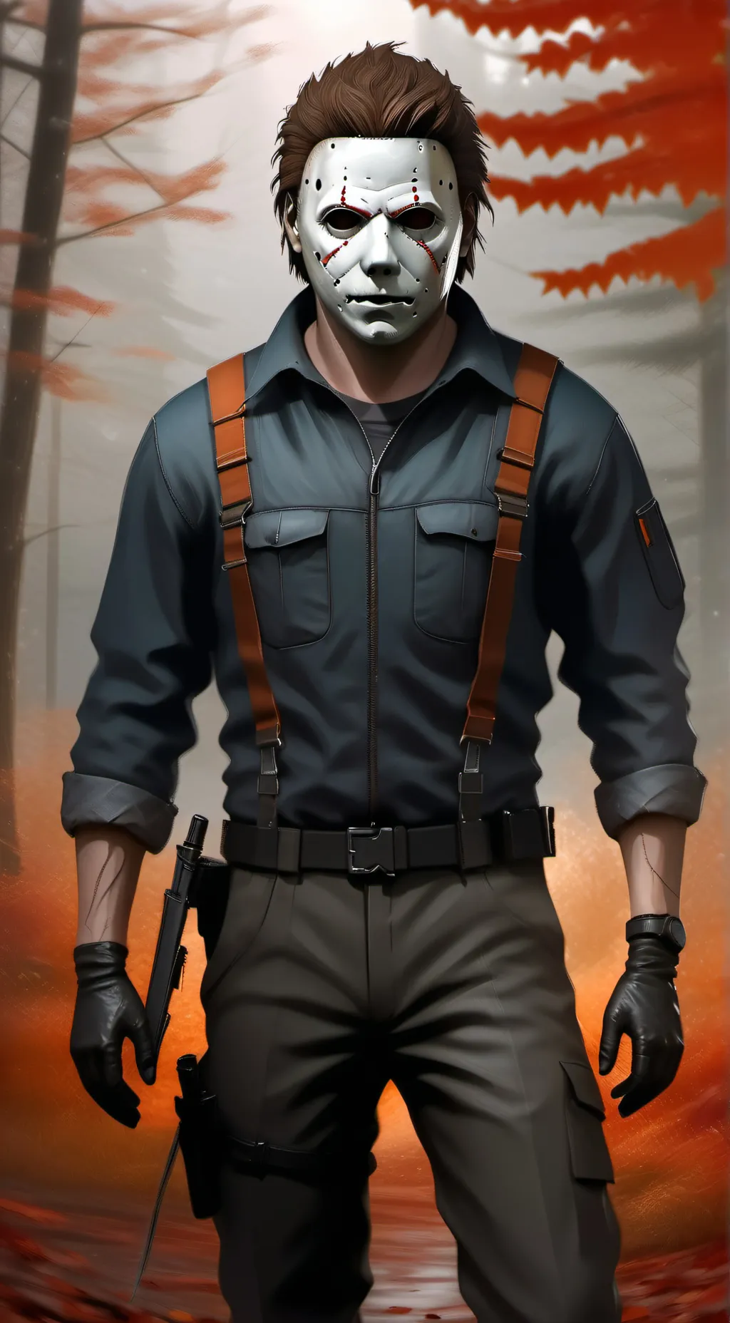 ai character: halloween ends background
