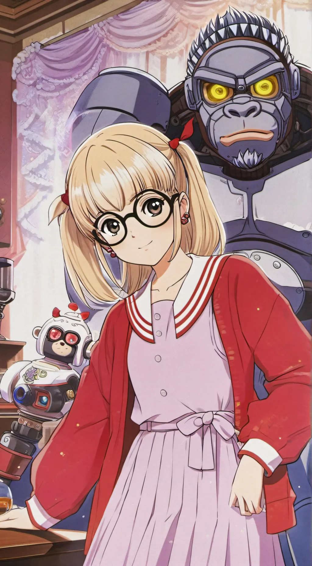 ai character: Alice and Ape III background